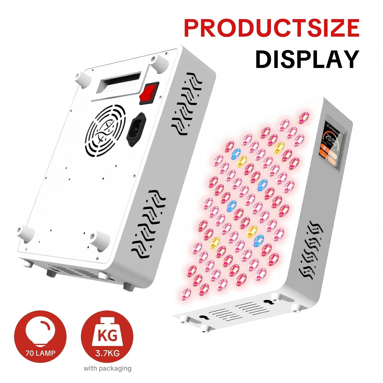 T70 9-Wavelength Red Light Therapy Panel
