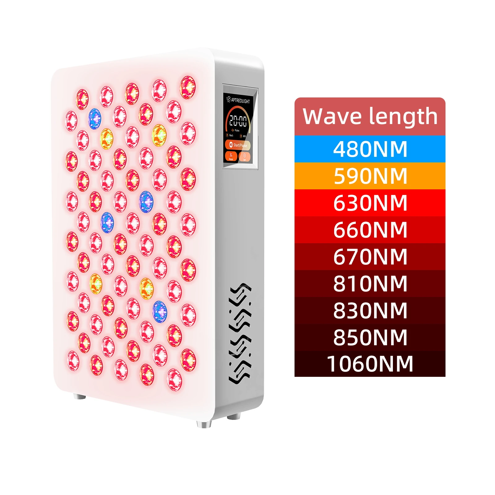 T70 9-Wavelength Red Light Therapy Panel