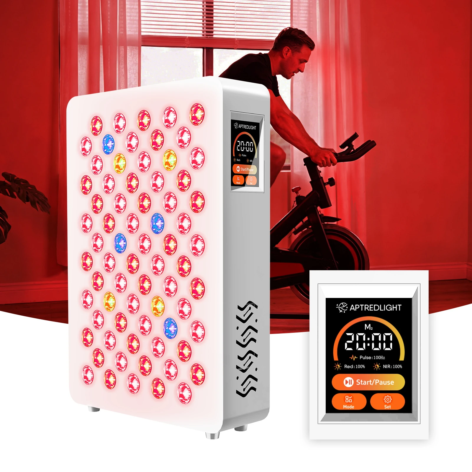 T70 9-Wavelength Red Light Therapy Panel