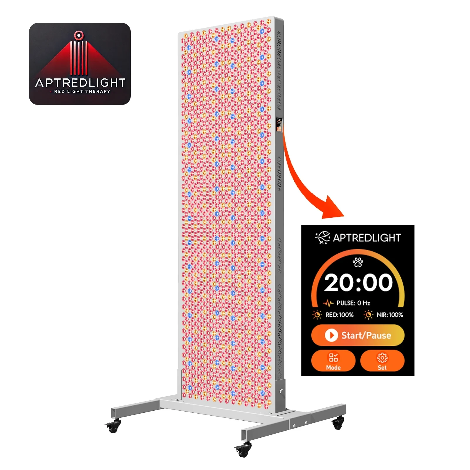 T1260 Pro 9-Wavelength Red Light Therapy Panel