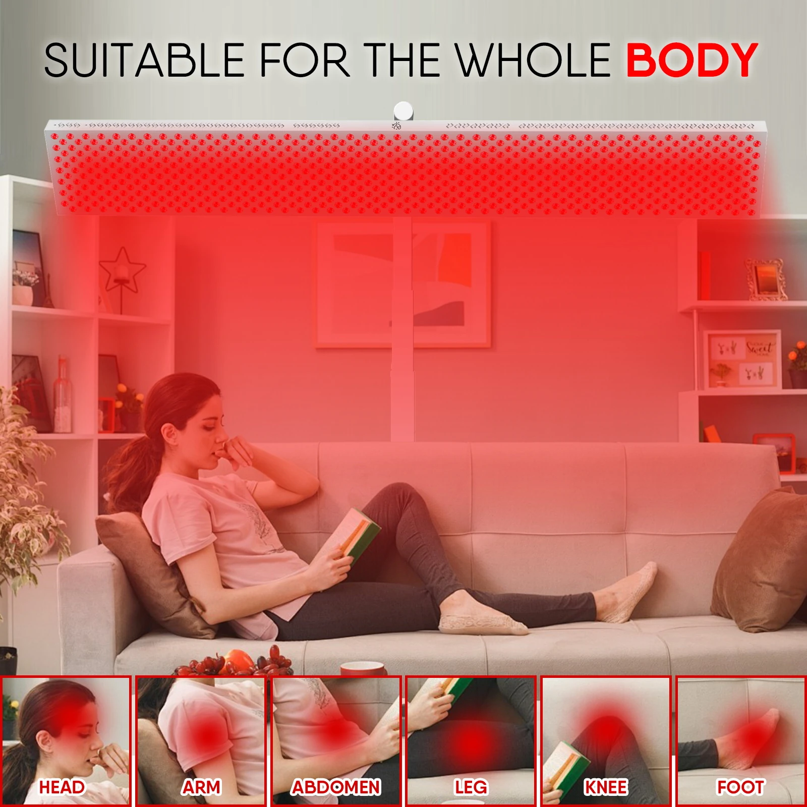 M630 APP-Controlled Red Light Therapy Panel