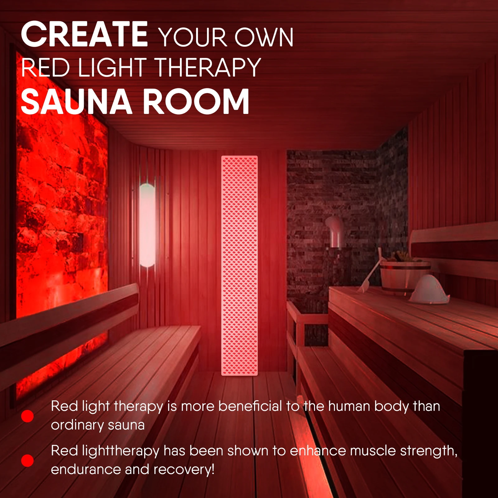 M630 APP-Controlled Red Light Therapy Panel