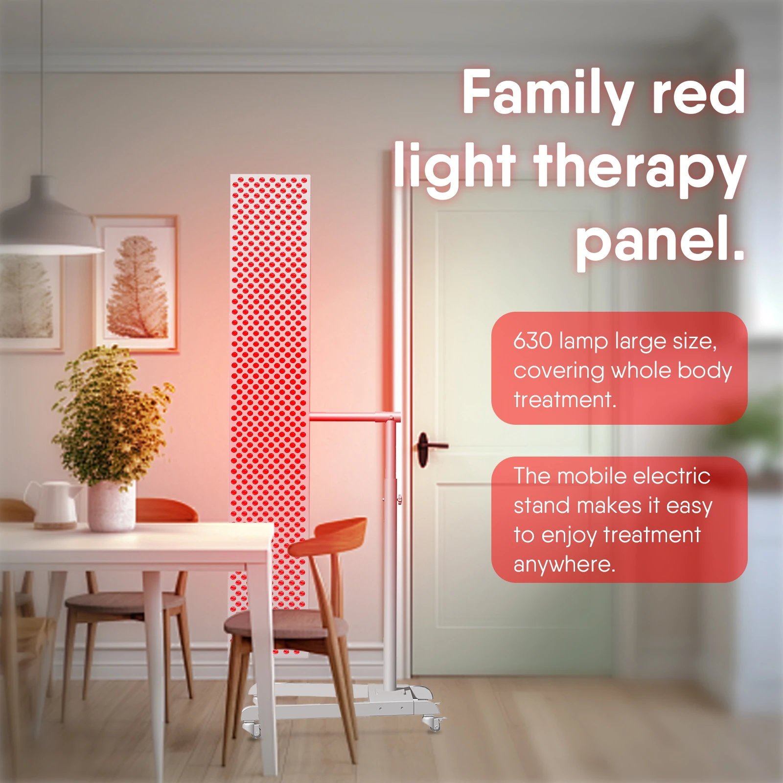 M630 APP-Controlled Red Light Therapy Panel