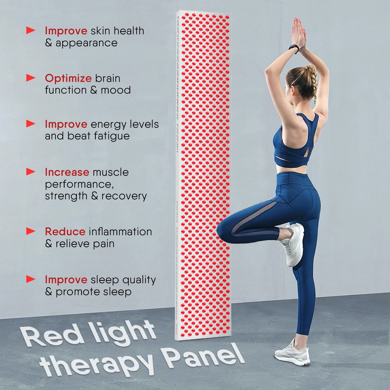 M630 APP-Controlled Red Light Therapy Panel