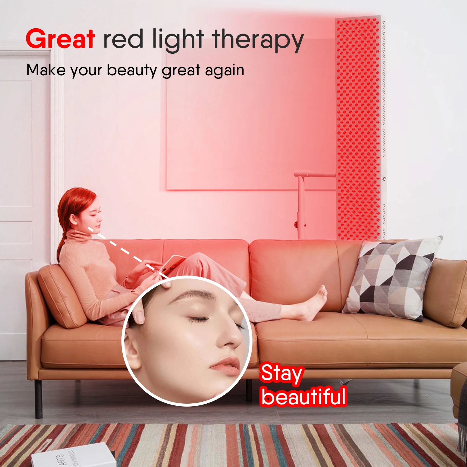M630 APP-Controlled Red Light Therapy Panel
