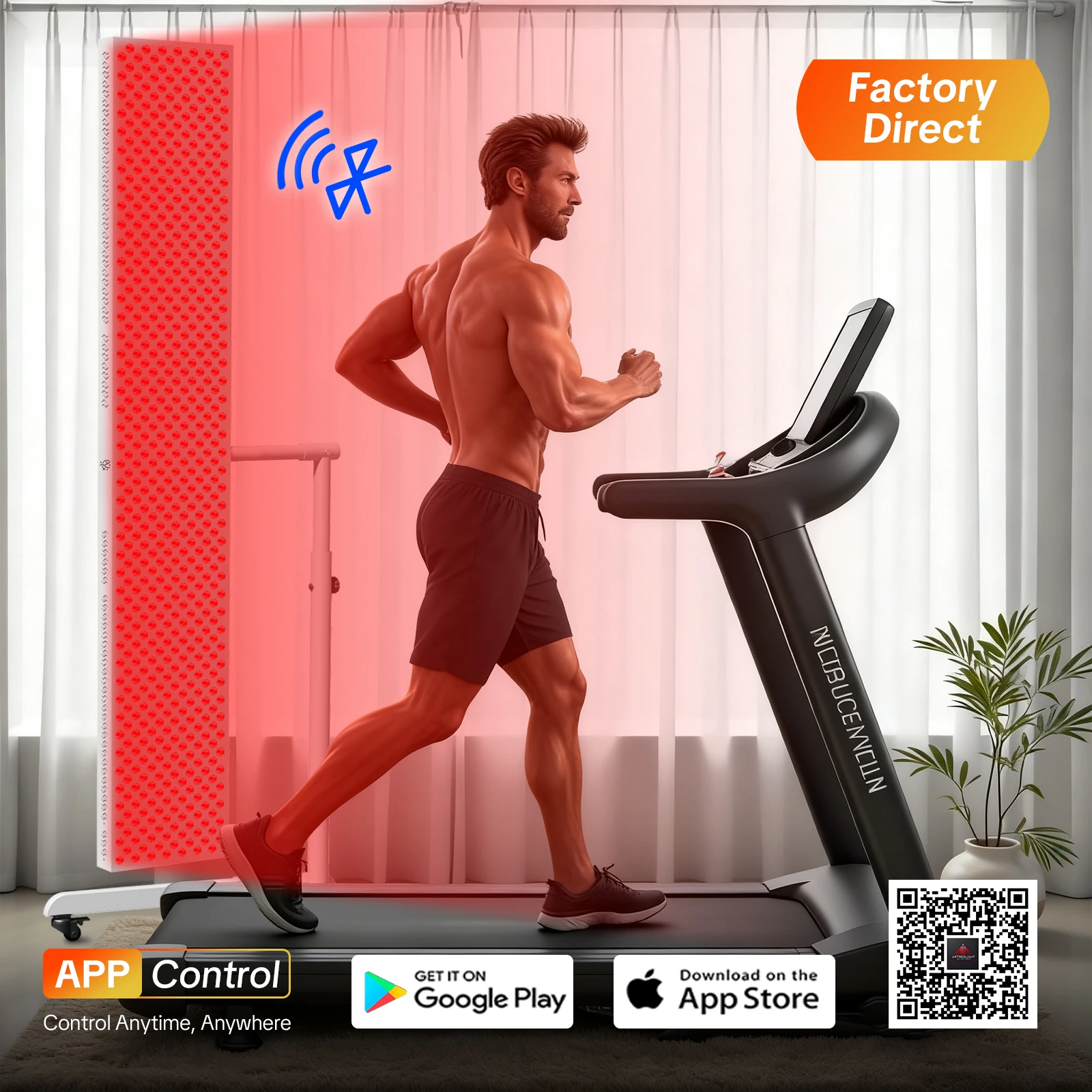 M630 APP-Controlled Red Light Therapy Panel