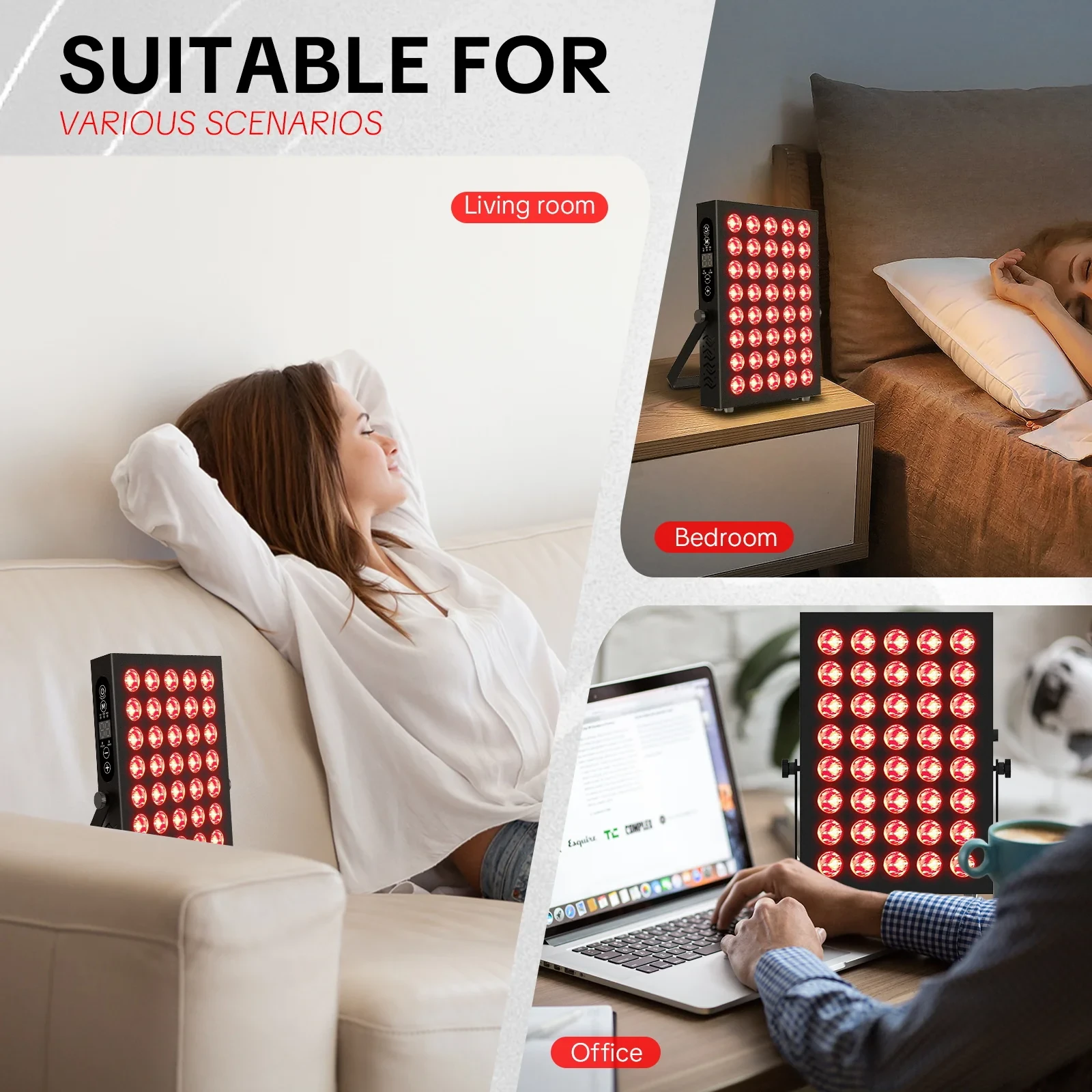 M Series APP-Controlled LED Light Therapy Panel