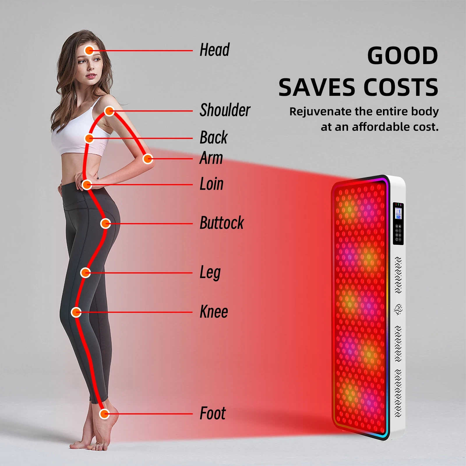 K300 LED Light Therapy Panel