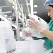 LED mask silicone molding quality check
