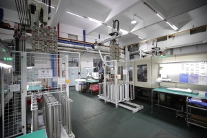 OEM/ODM Customization Production Workshop at CANTOPLED Technology OEM ODM Red Light Therapy Mask Production Line Workshop