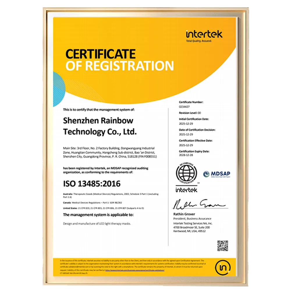 CANTOPLED Technology MDSAP certification MDSAP certificate held by CANTOPLED Technology for medical device quality management